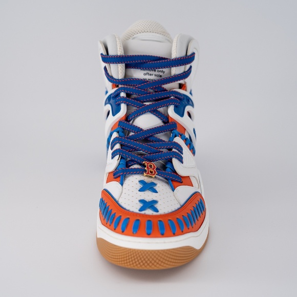 Size 10.5G - Gucci Basket High Boston Red Sox MLB White Red Blue main image 7